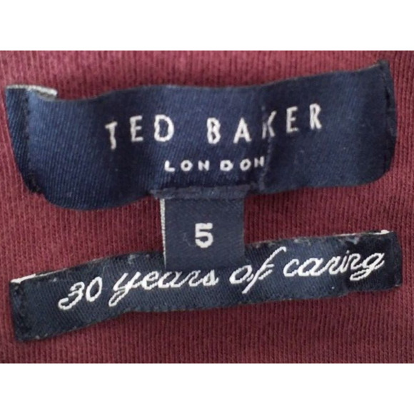 Ted Baker Men’s Gray Crew Neck Cotton T-Shirt Short Sleeve Size XL / 5 - Picture 4 of 8